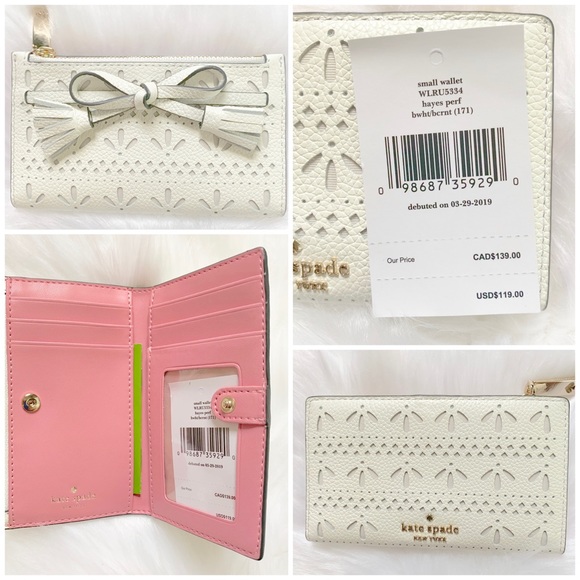 kate spade Handbags - Kate spade small wallet Hayes perfect bright white
